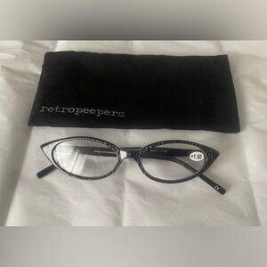 RETROPEEPERS “KATY” IN SPARKLY CHARCOAL